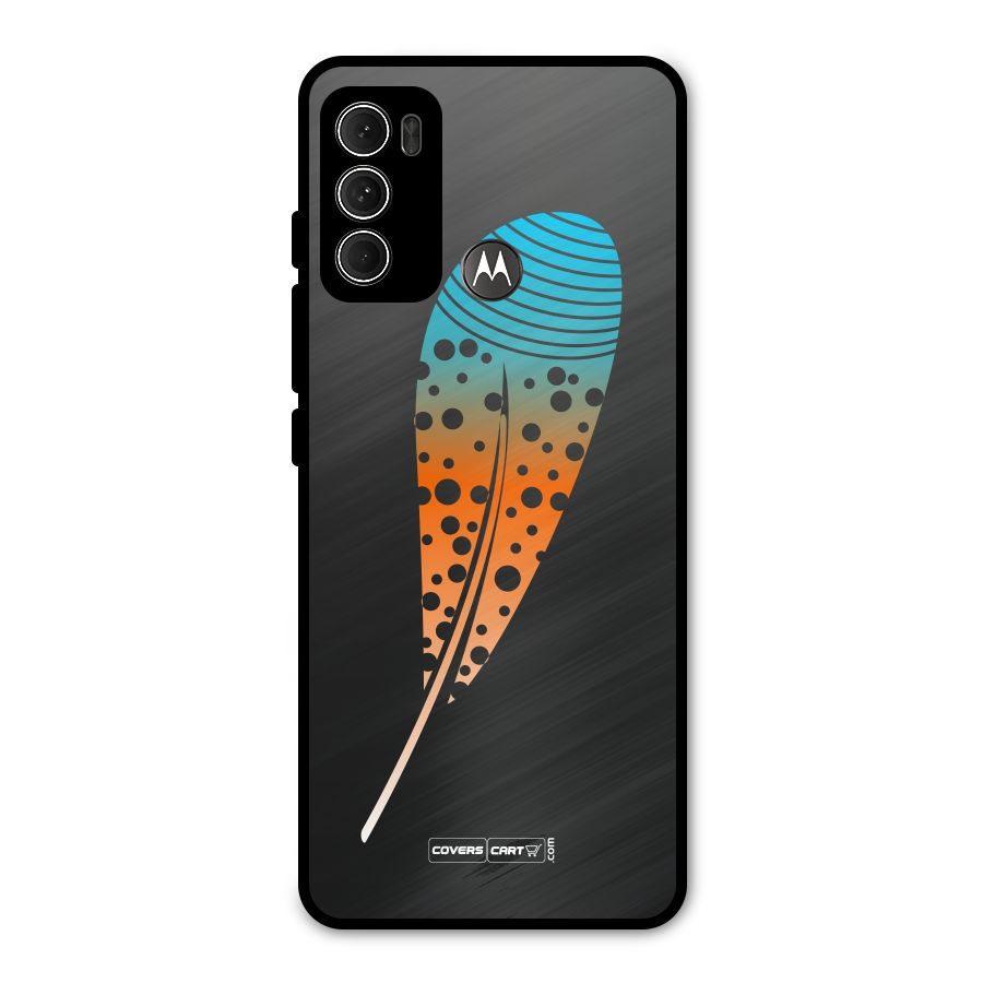 Magical Feather Metal Back Case for Moto G60