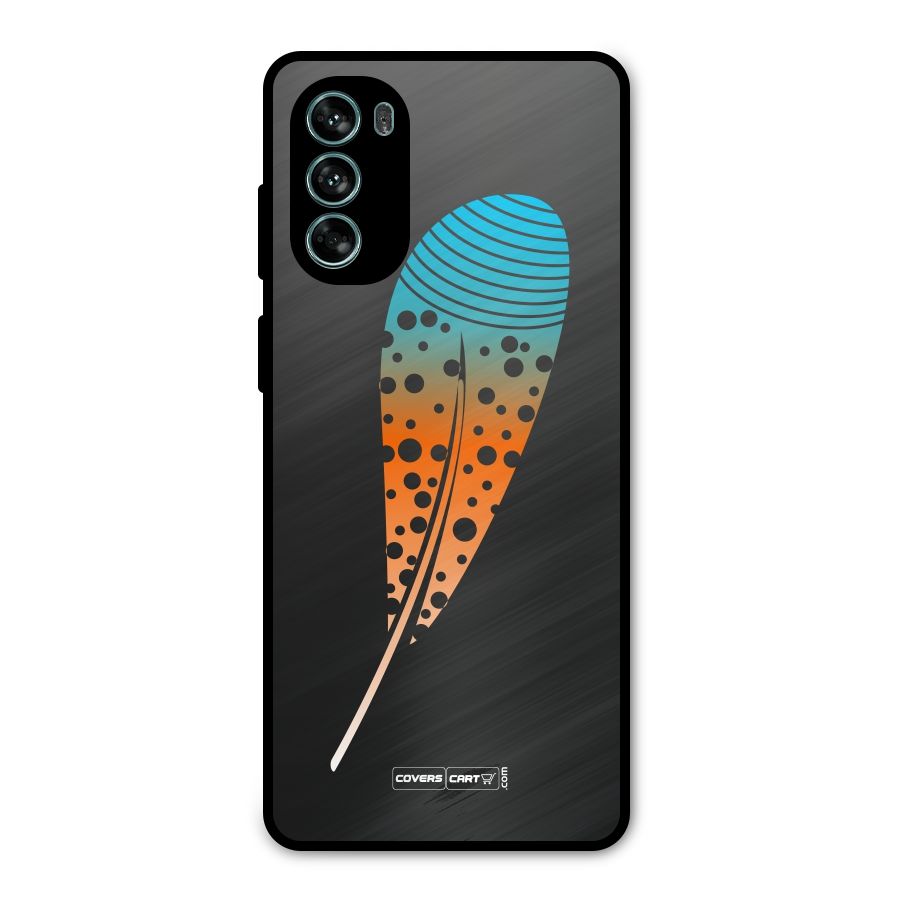 Magical Feather Metal Back Case for Moto G62