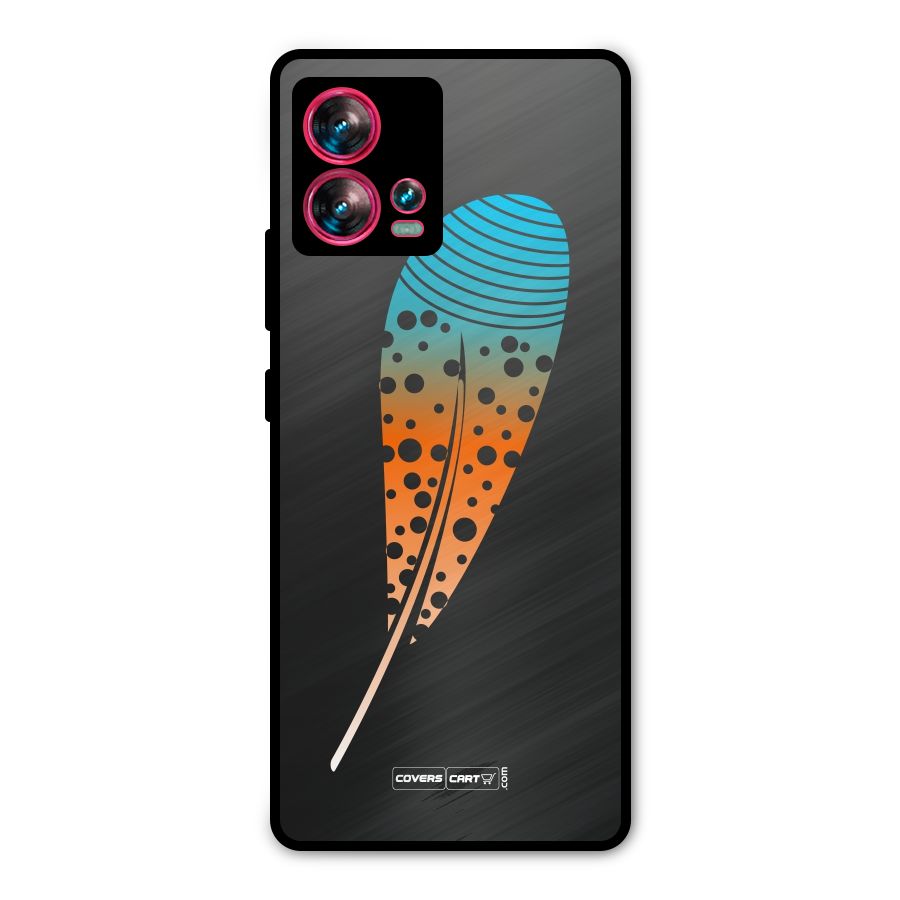 Magical Feather Metal Back Case for Motorola Edge 30 Fusion