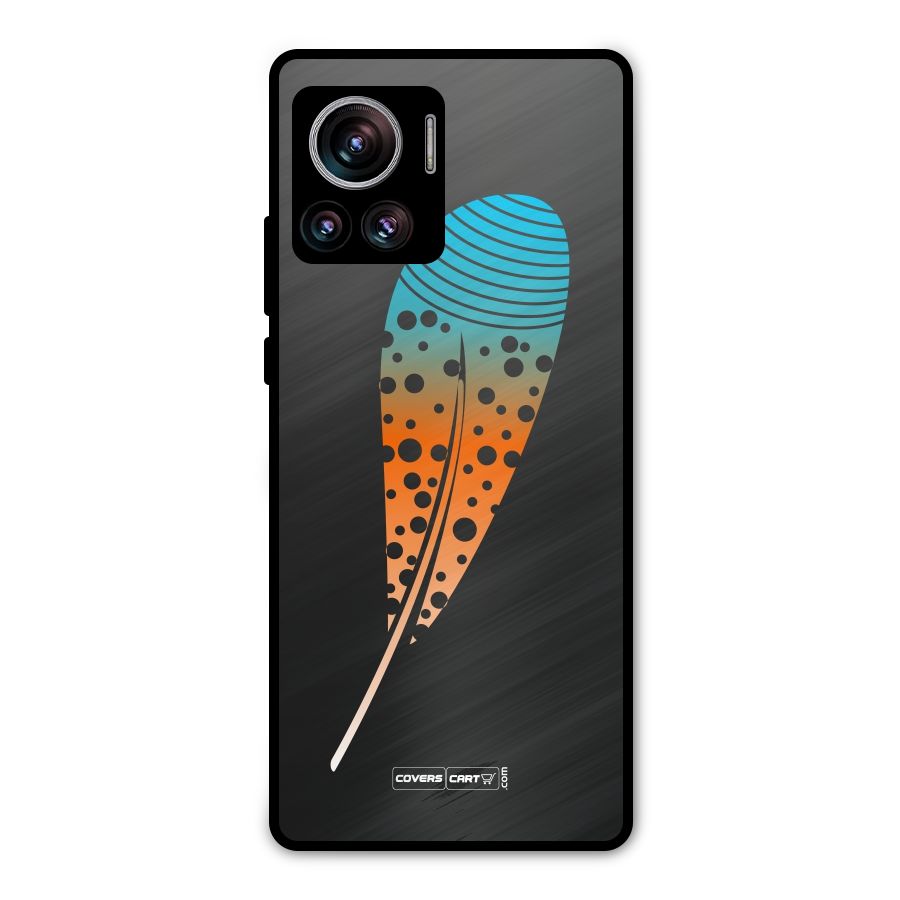 Magical Feather Metal Back Case for Motorola Edge 30 Ultra