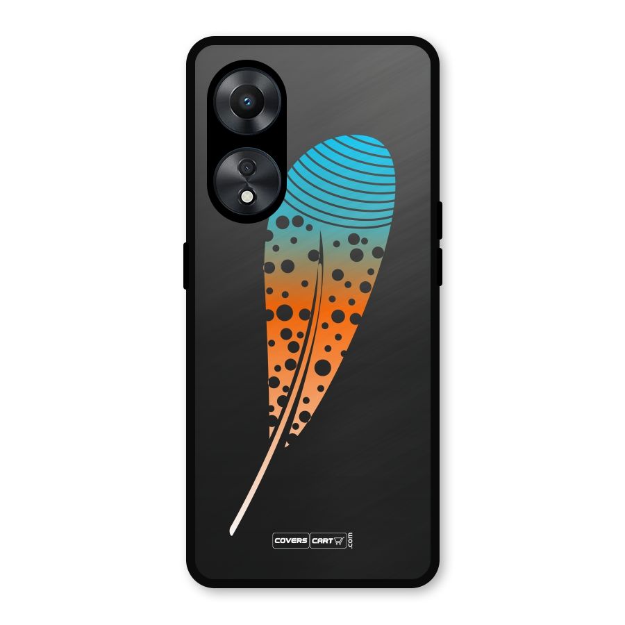 Magical Feather Metal Back Case for Oppo A78