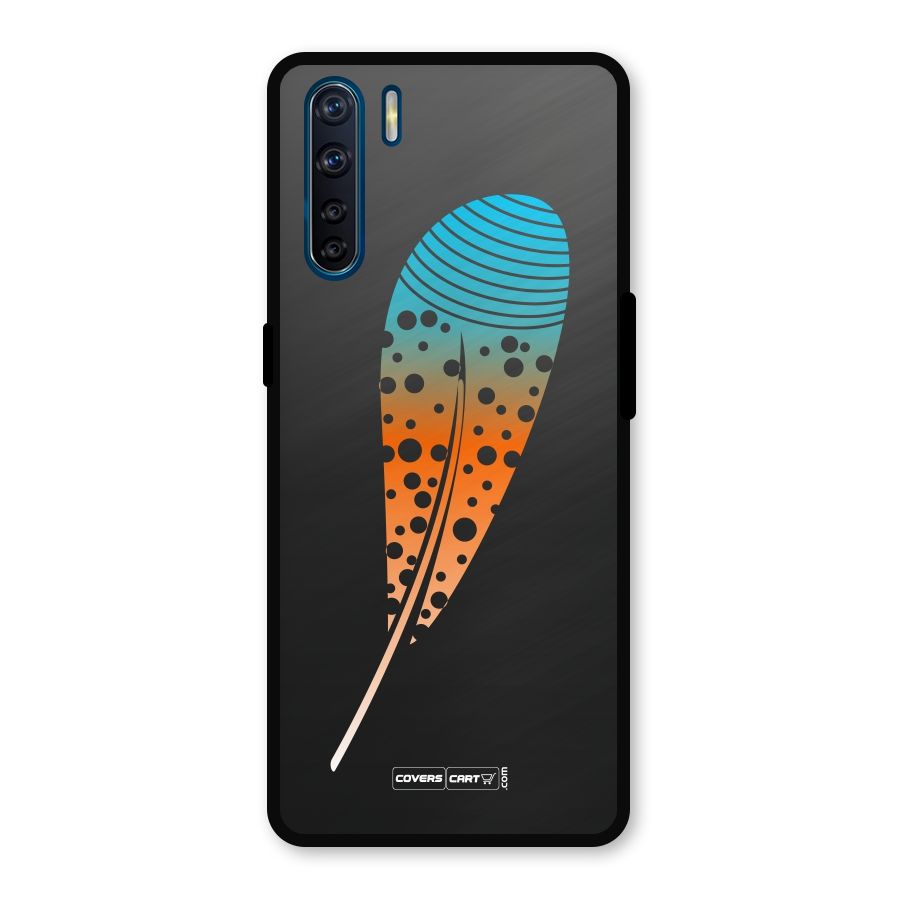 Magical Feather Metal Back Case for Oppo F15