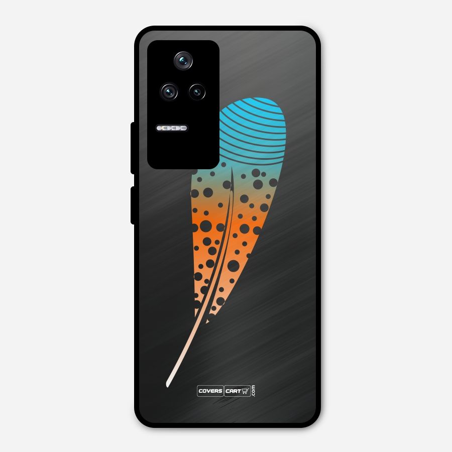 Magical Feather Metal Back Case for Poco F4 5G