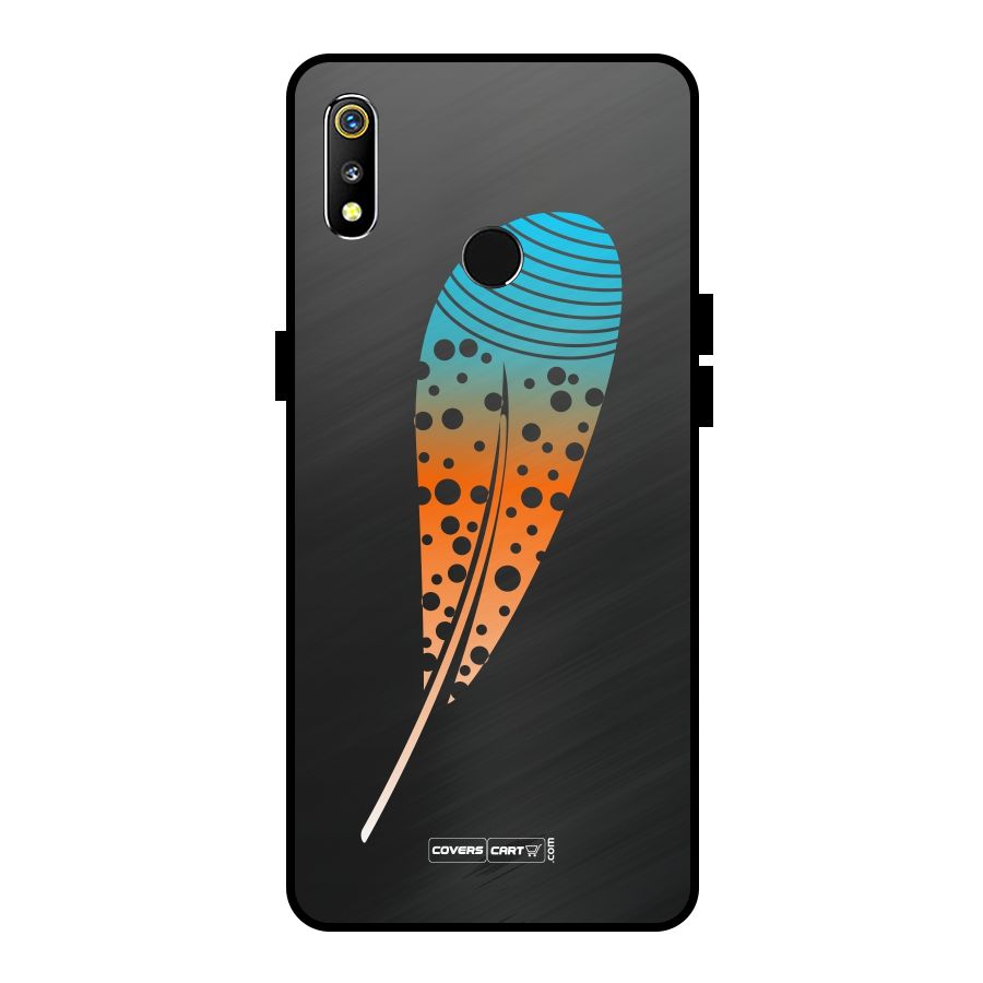 Magical Feather Metal Back Case for Realme 3i
