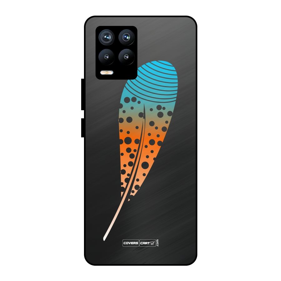 Magical Feather Metal Back Case for Realme 8 Pro
