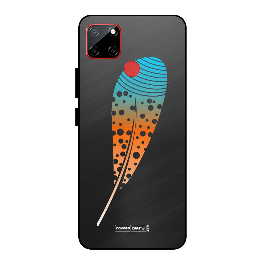 Magical Feather Metal Back Case for Realme C12
