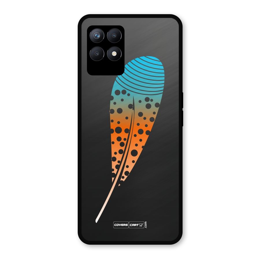 Magical Feather Metal Back Case for Realme Narzo 50