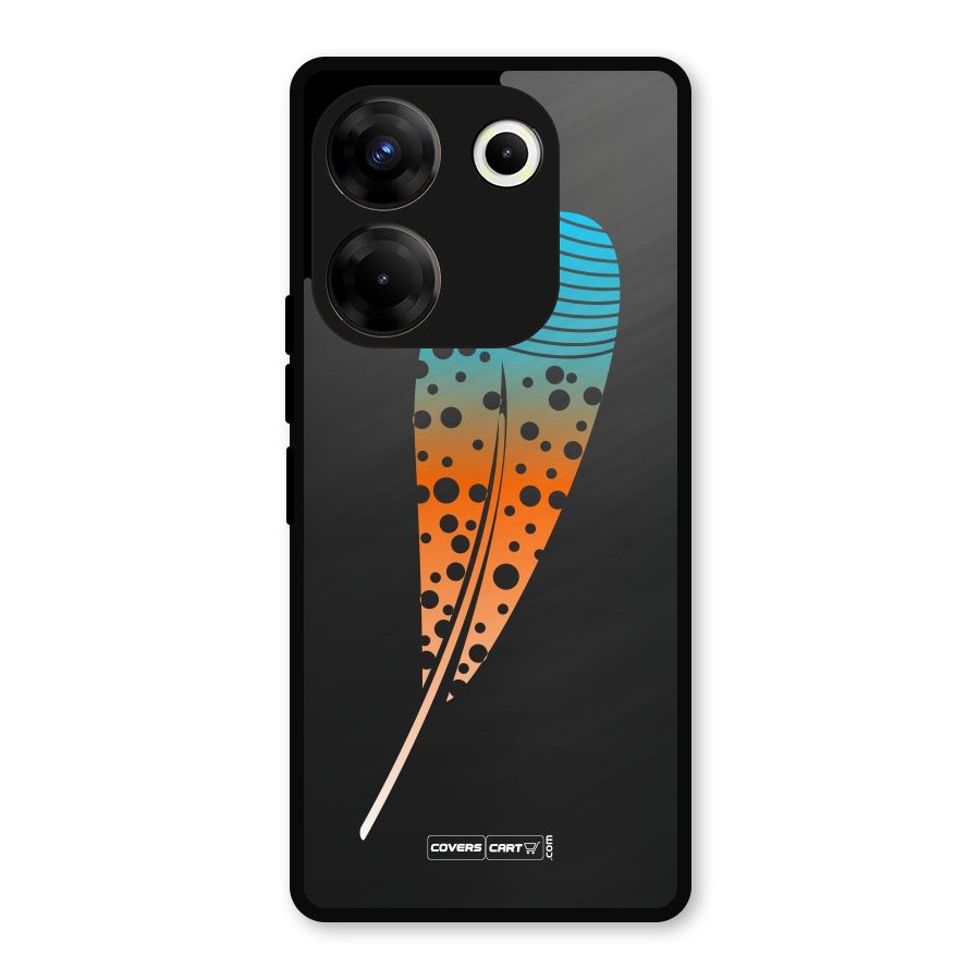 Magical Feather Metal Back Case for Tecno Camon 20