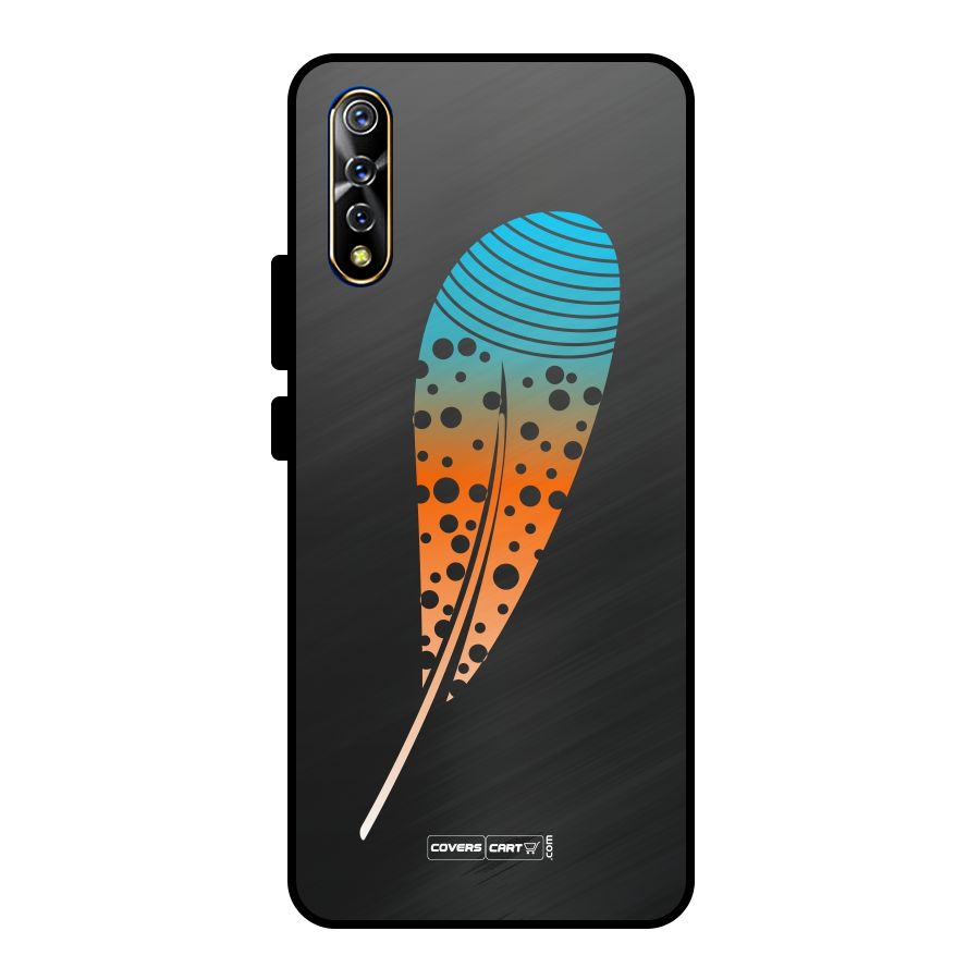 Magical Feather Metal Back Case for Vivo S1