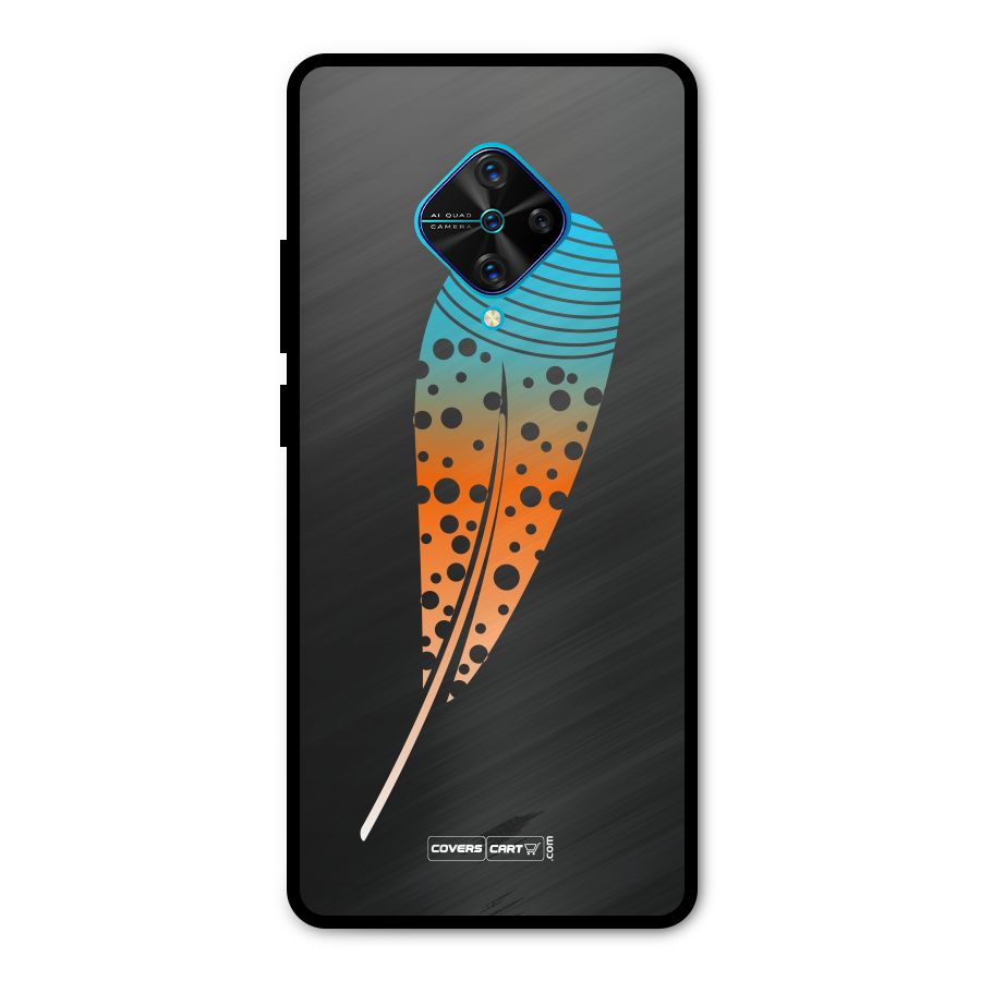Magical Feather Metal Back Case for Vivo S1 Pro