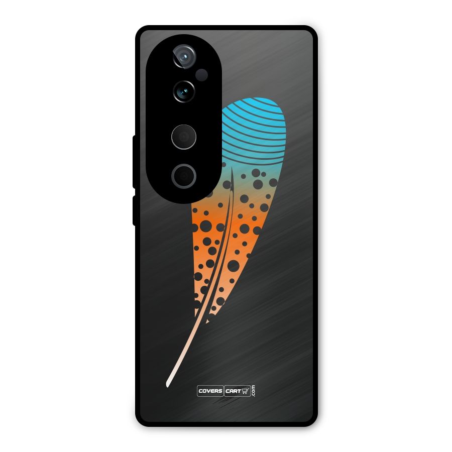 Magical Feather Metal Back Case for Vivo T3 Ultra