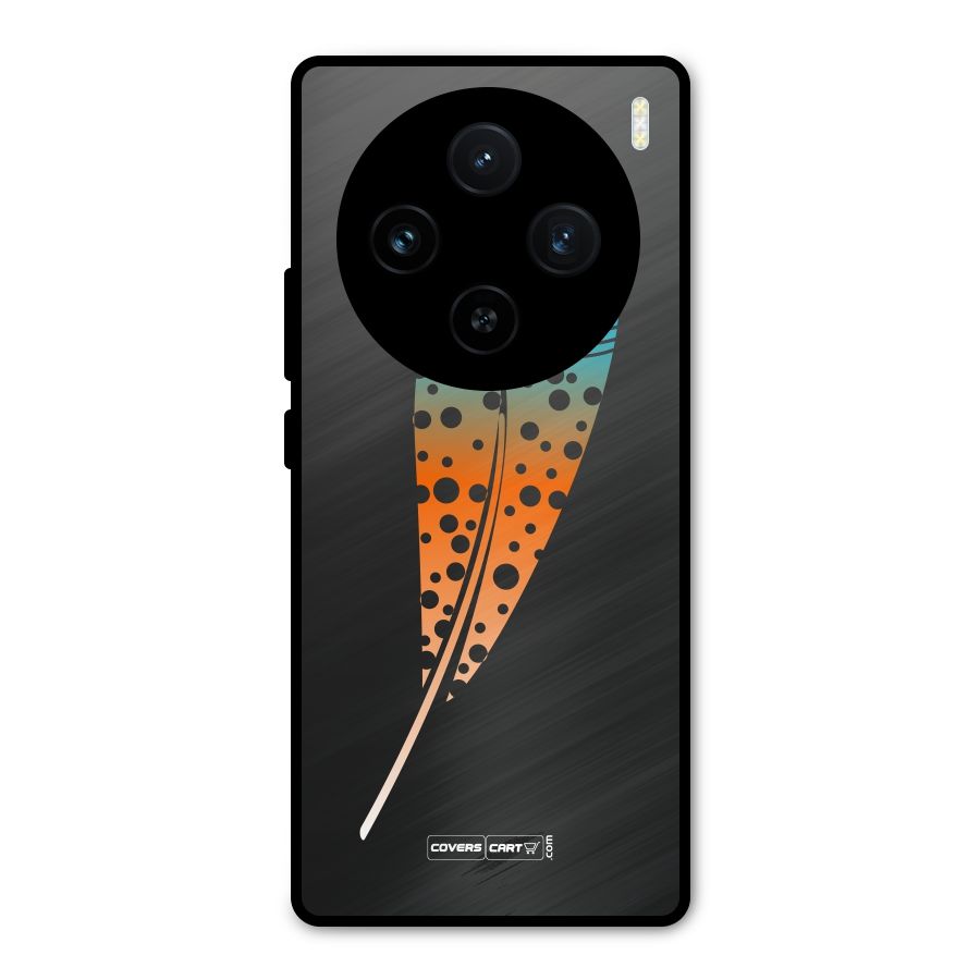 Magical Feather Metal Back Case for Vivo X100