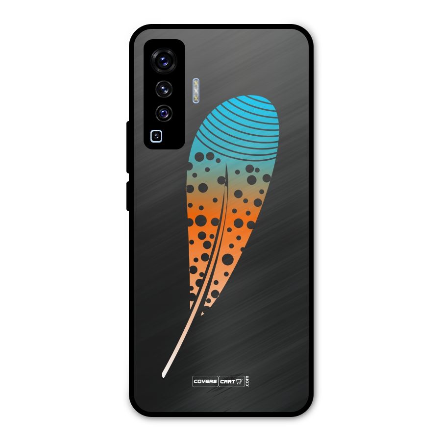 Magical Feather Metal Back Case for Vivo X50