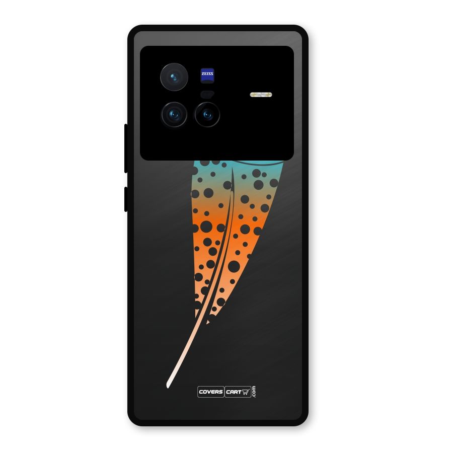 Magical Feather Metal Back Case for Vivo X80