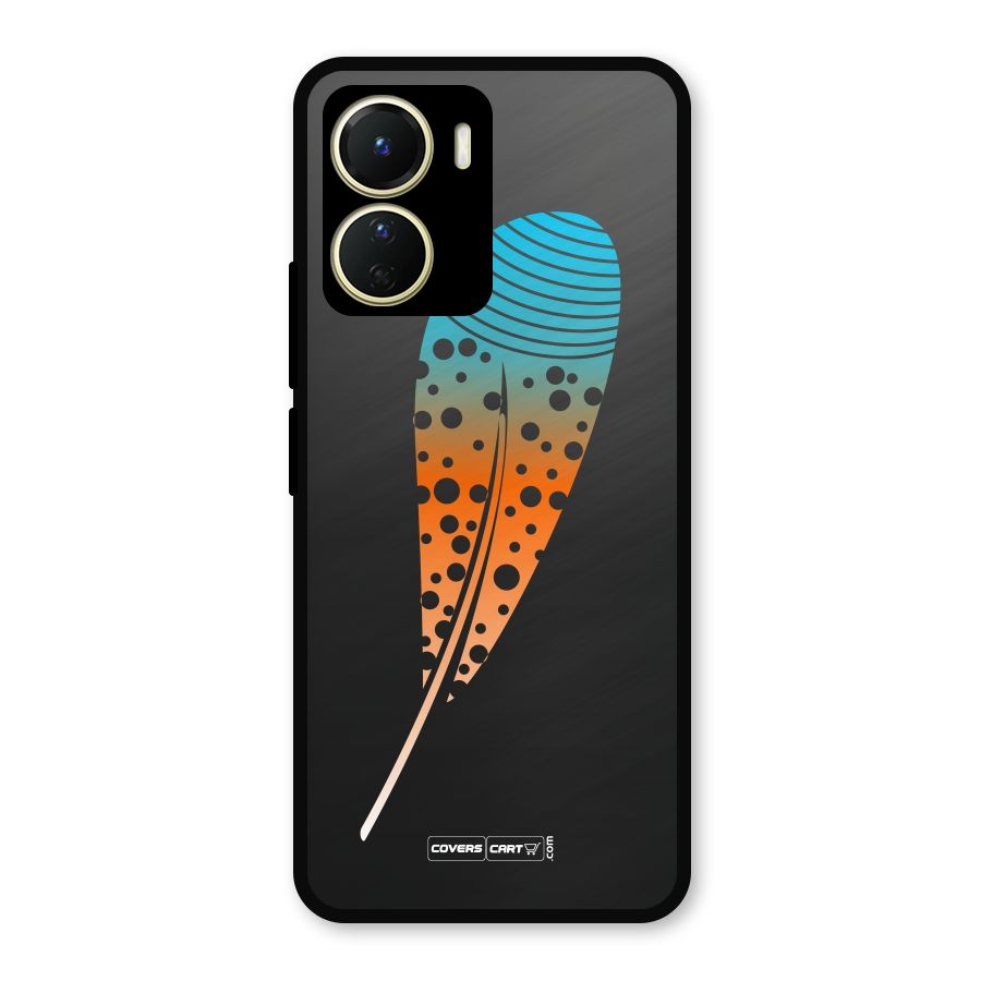 Magical Feather Metal Back Case for Vivo Y16