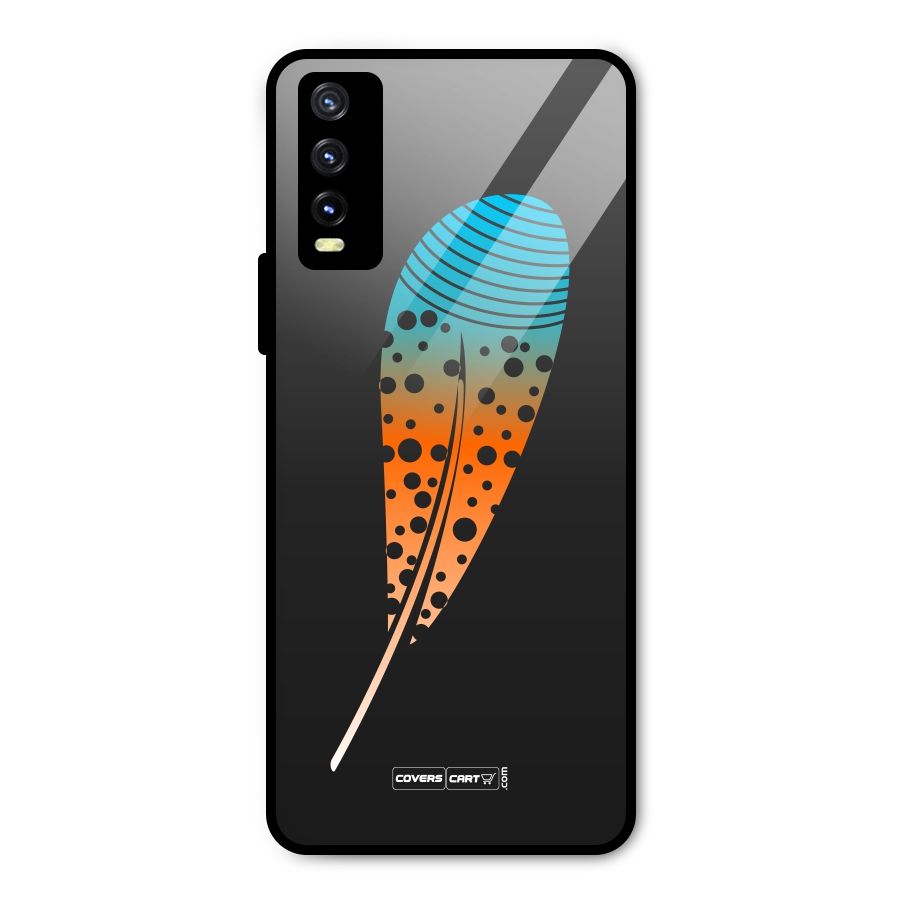 Magical Feather Metal Back Case for Vivo Y20