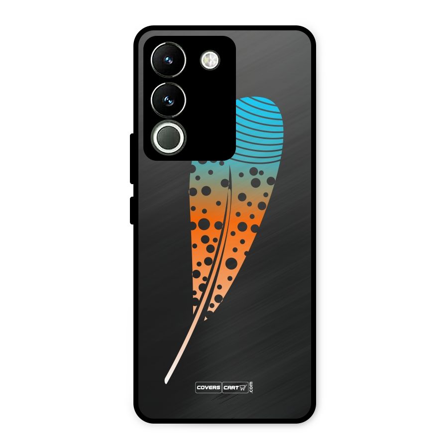 Magical Feather Metal Back Case for Vivo Y200