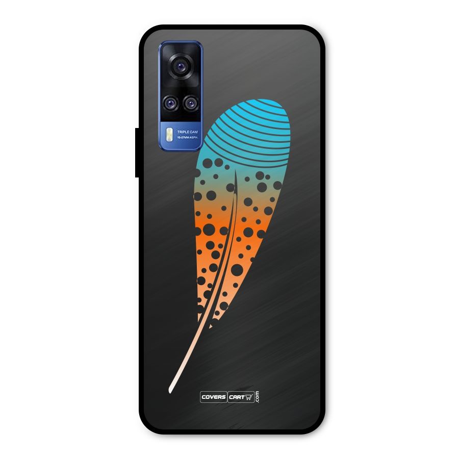 Magical Feather Metal Back Case for Vivo Y31