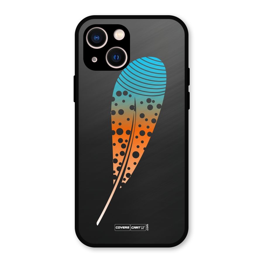 Magical Feather Metal Back Case for iPhone 13