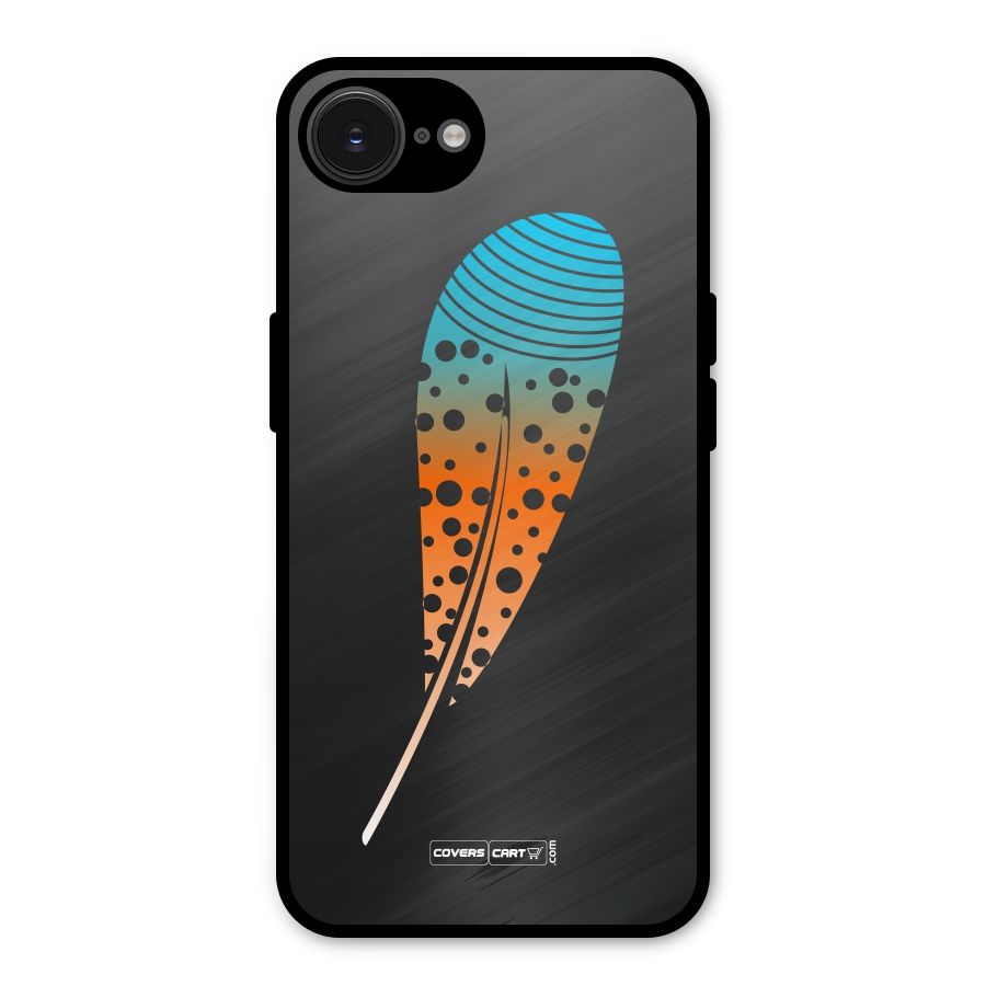 Magical Feather Metal Back Case for iPhone 16e