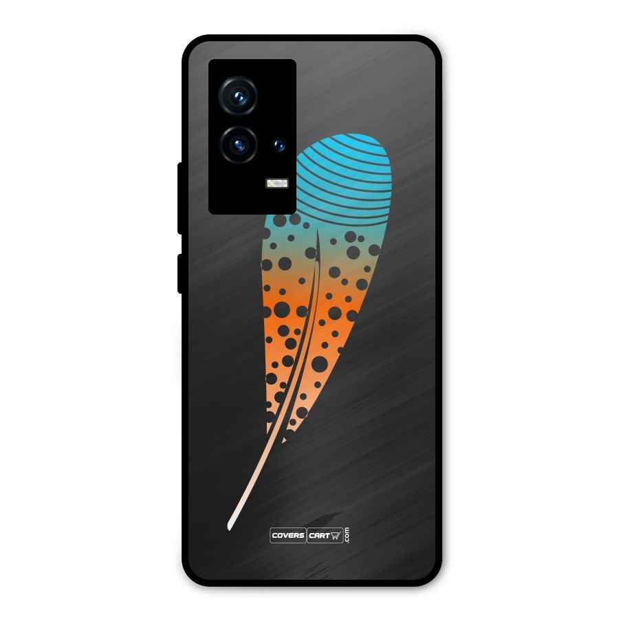 Magical Feather Metal Back Case for iQOO 9 5G