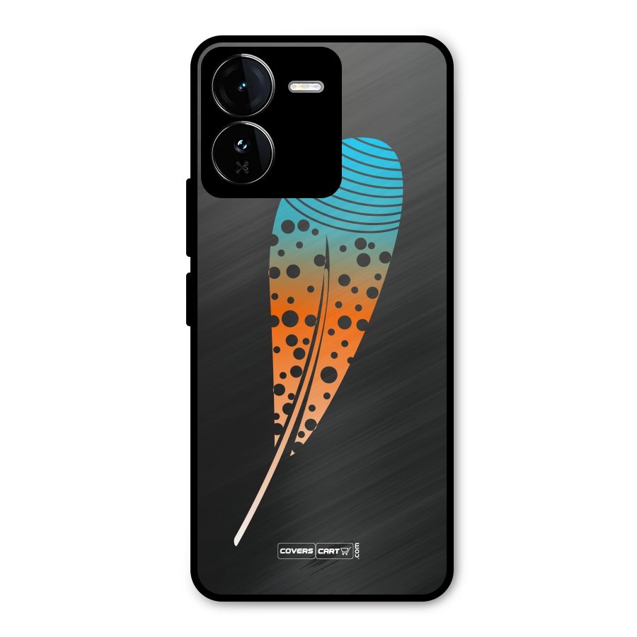 Magical Feather Metal Back Case for iQOO Z9