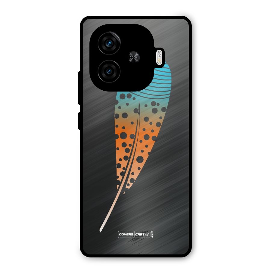 Magical Feather Metal Back Case for iQOO Z9 Turbo