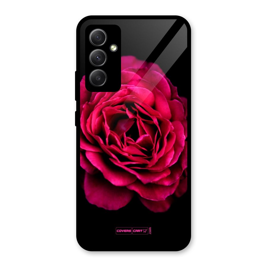 Magical Rose Glass Back Case for Galaxy A34