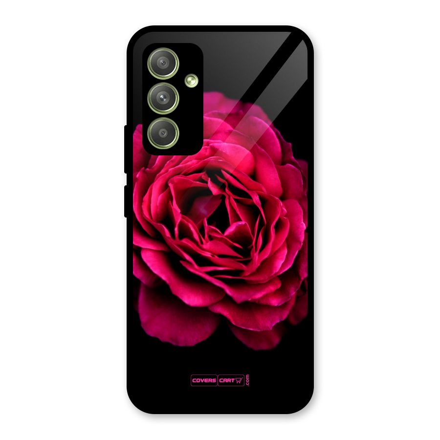 Magical Rose Glass Back Case for Galaxy A54