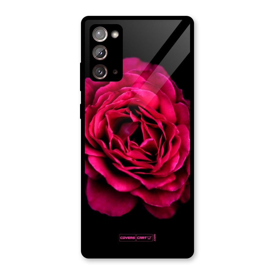 Magical Rose Glass Back Case for Galaxy Note 20