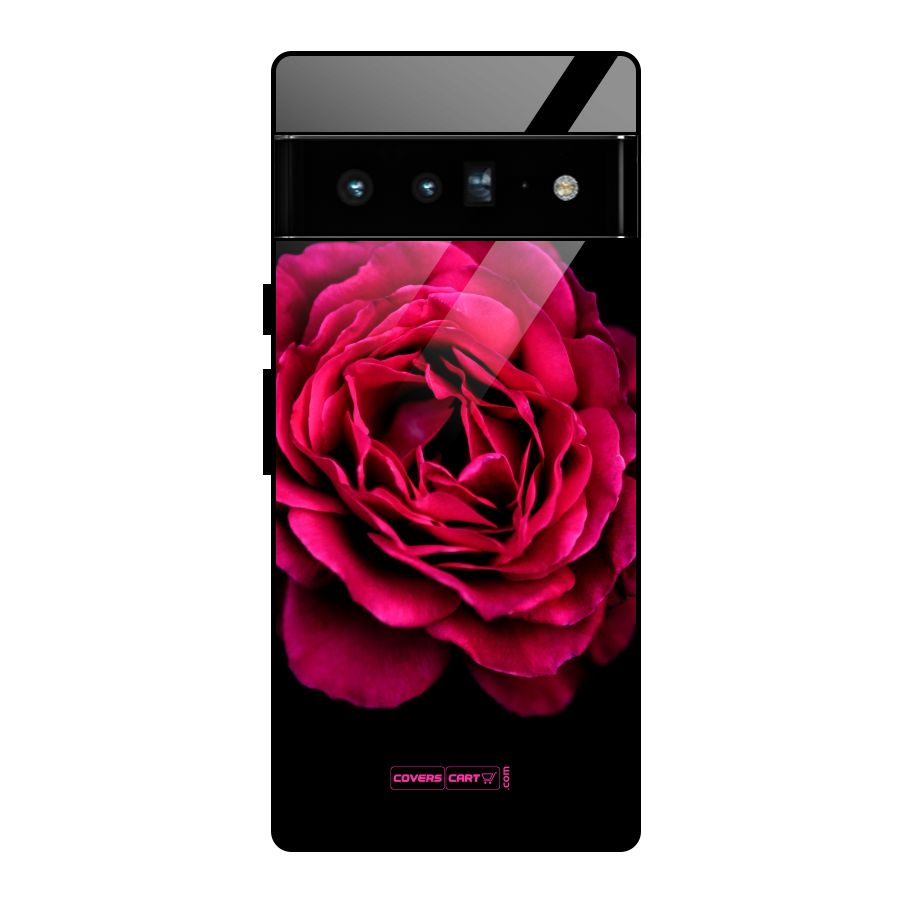 Magical Rose Glass Back Case for Google Pixel 6 Pro
