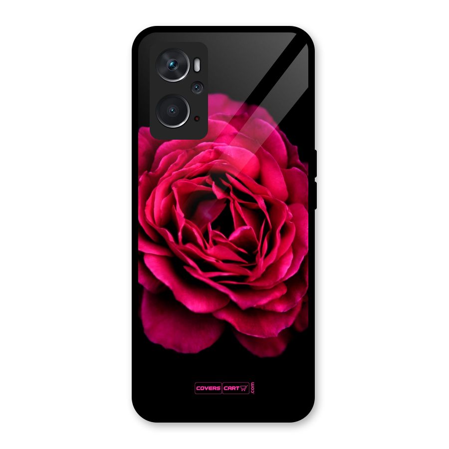 Magical Rose Glass Back Case for Oppo K10 4G