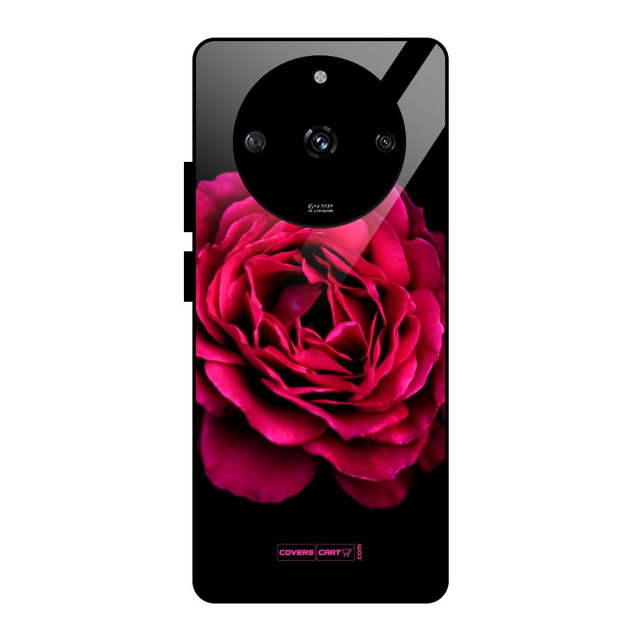 Magical Rose Glass Back Case for Realme Narzo 60 5G