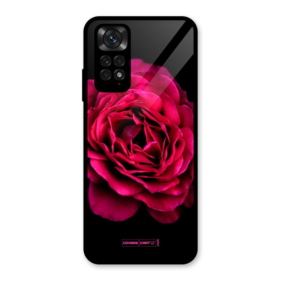 Magical Rose Glass Back Case for Redmi Note 11S