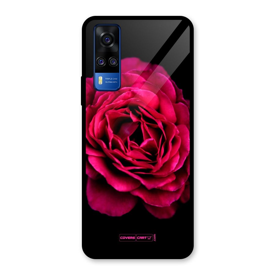 Magical Rose Glass Back Case for Vivo Y31