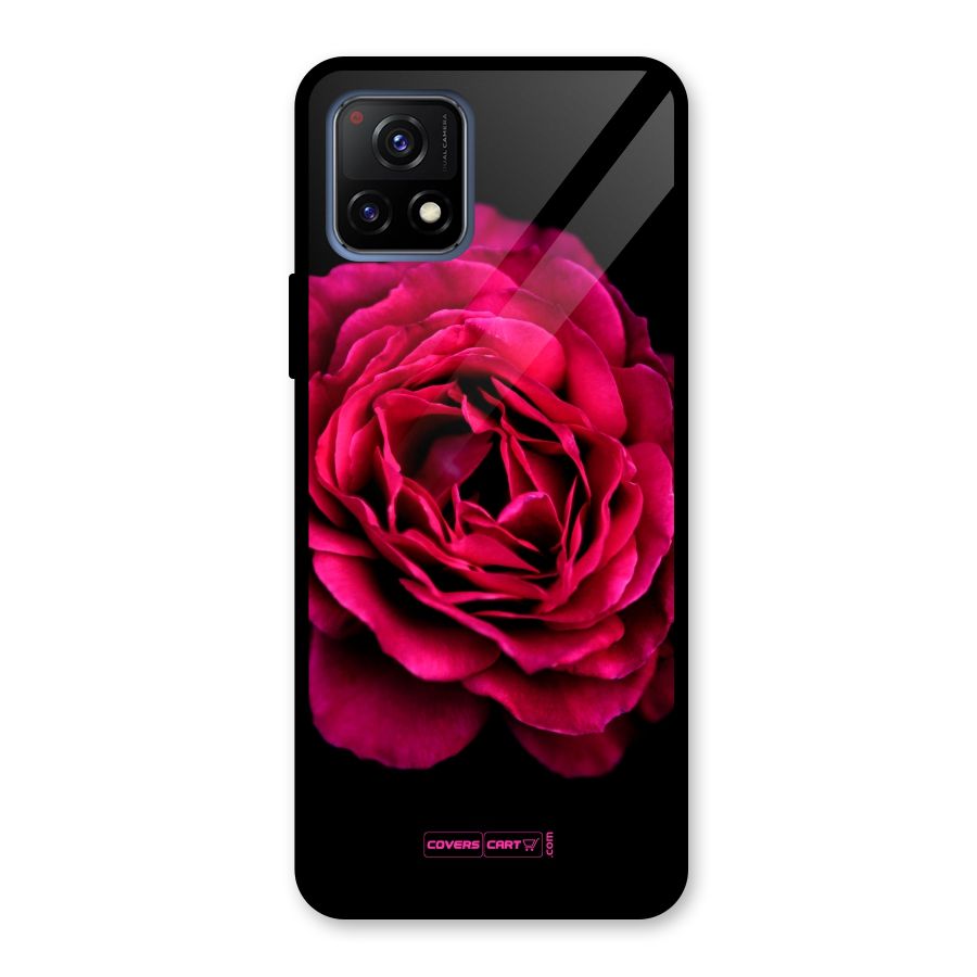 Magical Rose Glass Back Case for Vivo Y72 5G