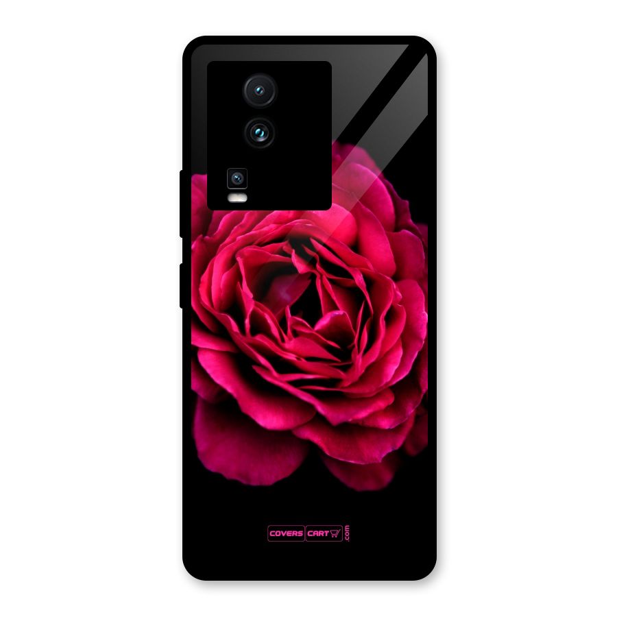 Magical Rose Glass Back Case for Vivo iQOO Neo 7 Pro