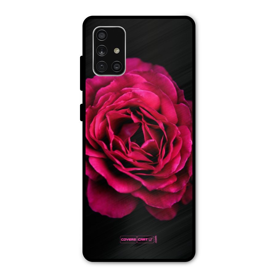 Magical Rose Metal Back Case for Galaxy A71