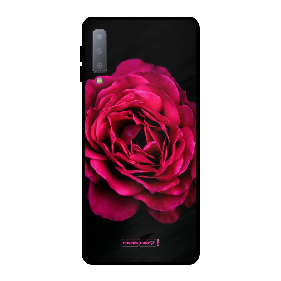 Magical Rose Metal Back Case for Galaxy A7 (2018)