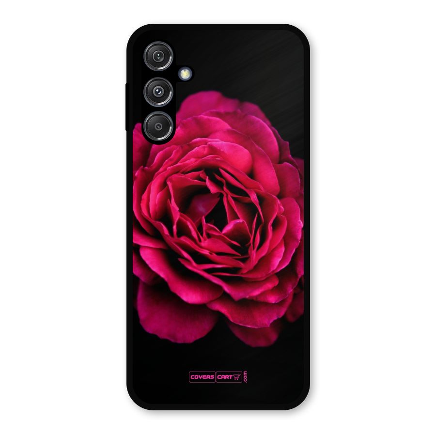 Magical Rose Metal Back Case for Galaxy M34 5G