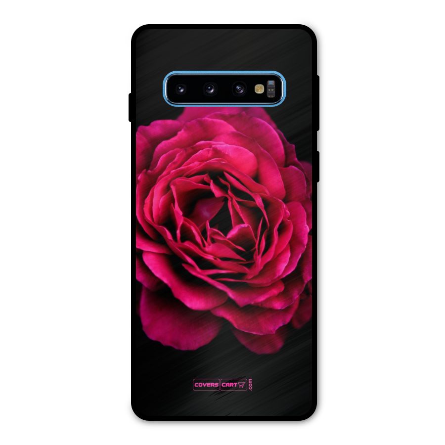 Magical Rose Metal Back Case for Galaxy S10