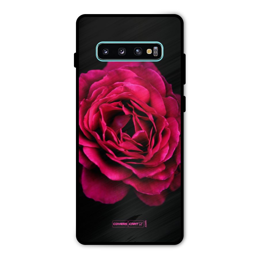 Magical Rose Metal Back Case for Galaxy S10 Plus