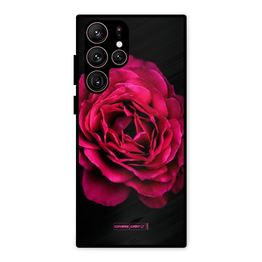 Magical Rose Metal Back Case for Galaxy S22 Ultra 5G