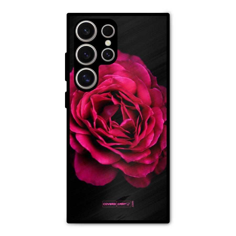 Magical Rose Metal Back Case for Galaxy S24 Ultra