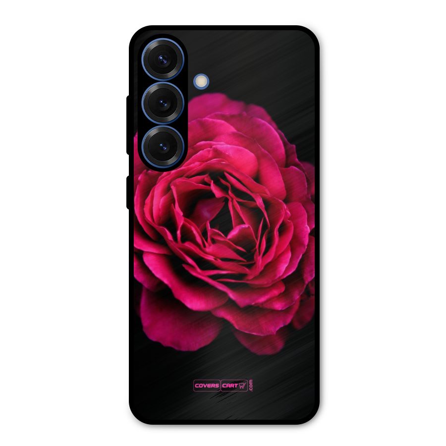 Magical Rose Metal Back Case for Galaxy S25