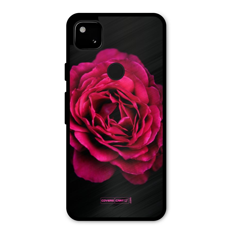 Magical Rose Metal Back Case for Google Pixel 4a