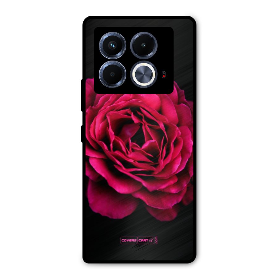 Magical Rose Metal Back Case for Infinix Note 40 5G