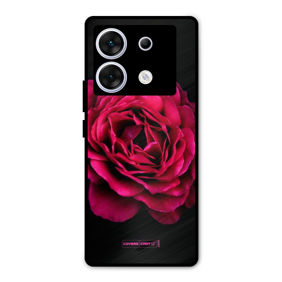 Magical Rose Metal Back Case for Infinix Zero 30 5G
