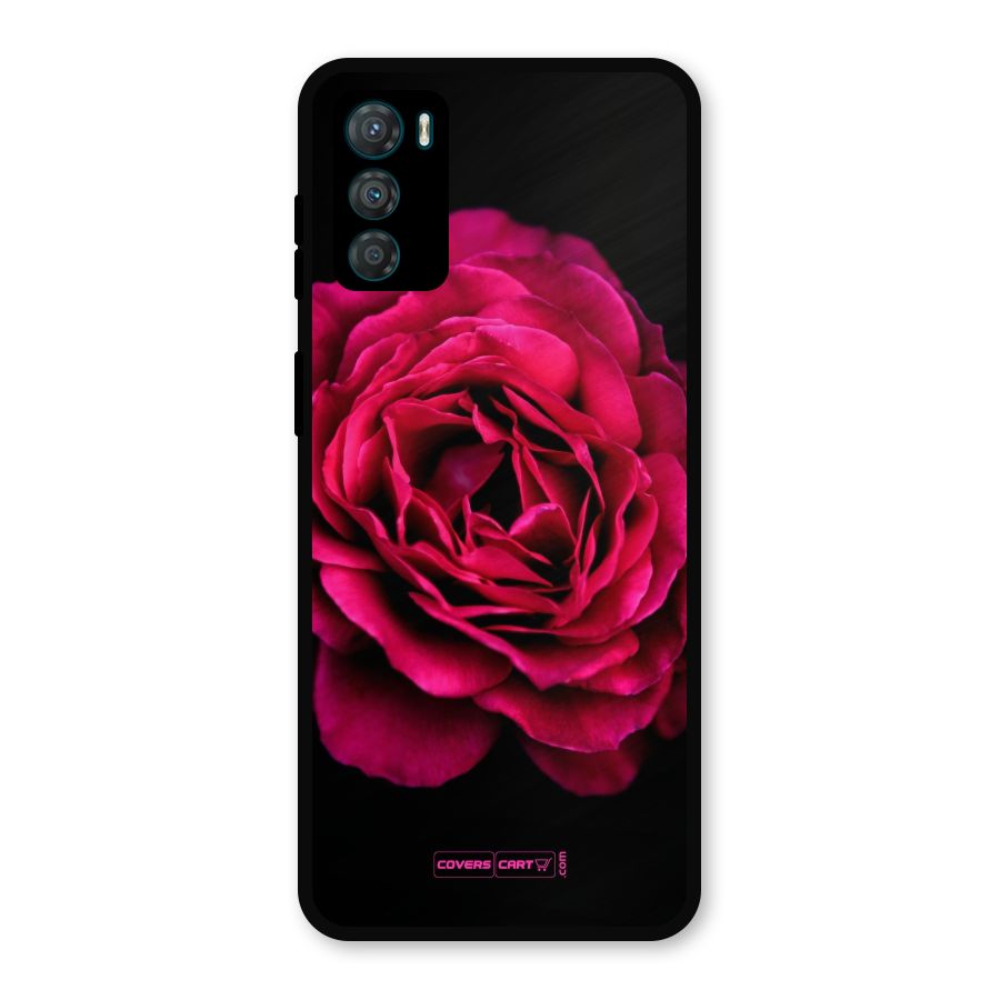 Magical Rose Metal Back Case for Moto G42