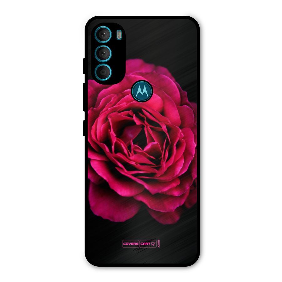 Magical Rose Metal Back Case for Moto G71 5G